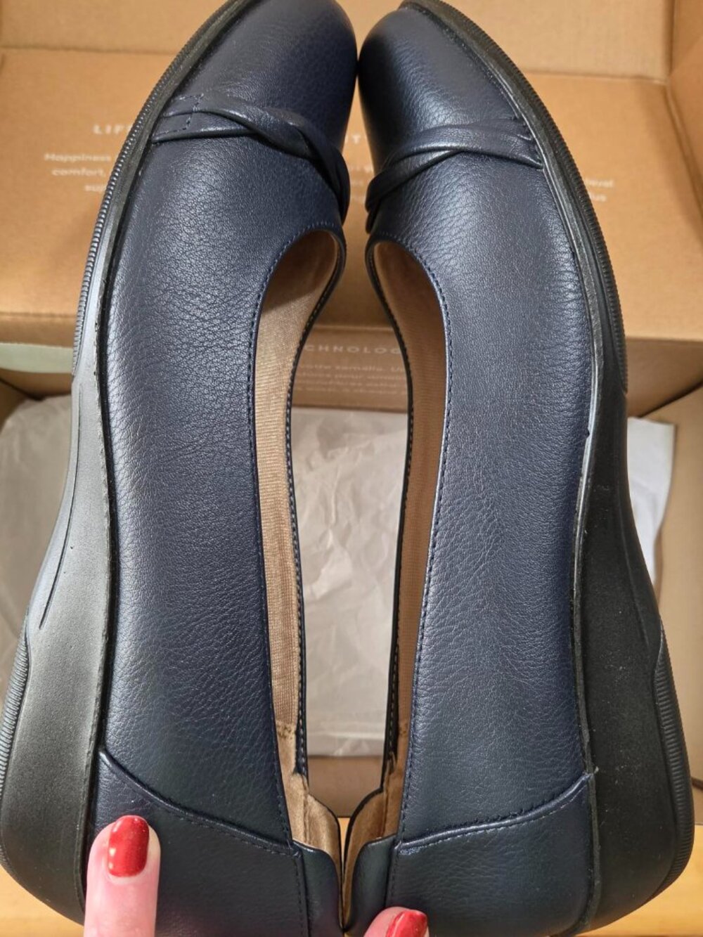 Lifestride Women's Impact, Navy Tumble Shoes - 9.5W - Picture 7 of 9
